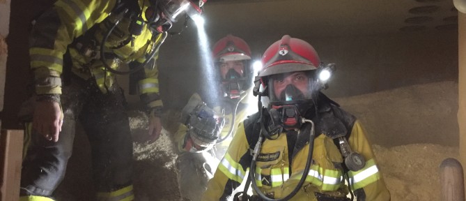 Mottbrand in Holzspänesilo, Schreinerei