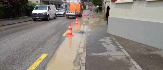 Wasserrohrbruch