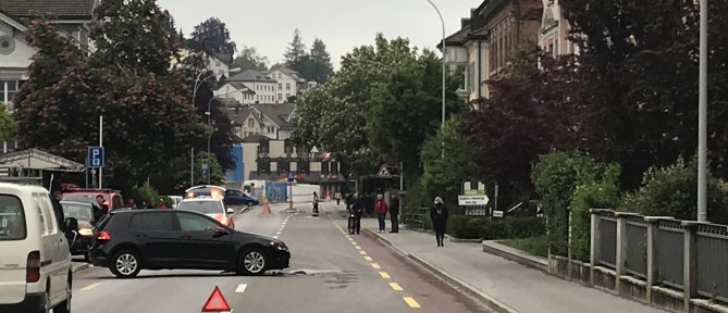 Verkehrsunfall, Verkehrsregelung