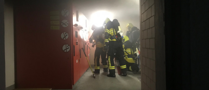 Brand in Trafostation